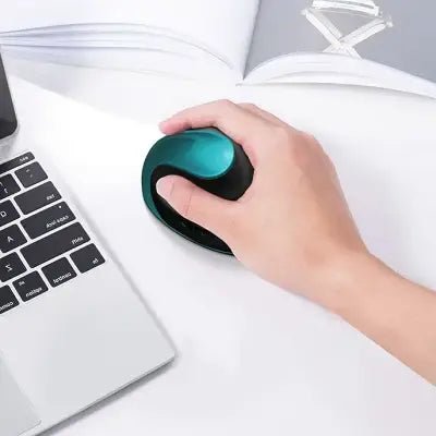 Souris ergonomique sans fil - ErgonomicMouse™ - Vert - Cozy Télétravail