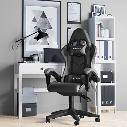 Chaise bureau - OfficeGamingChair™ - Gris - Cozy Télétravail