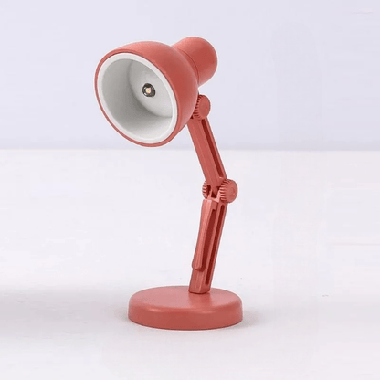 Lampe à Livre - MiniTableLamp™ - Rose Rouge - Cozy Télétravail