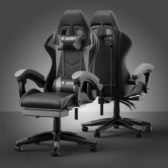Chaise bureau - OfficeGamingChair™ - Gris - Cozy Télétravail