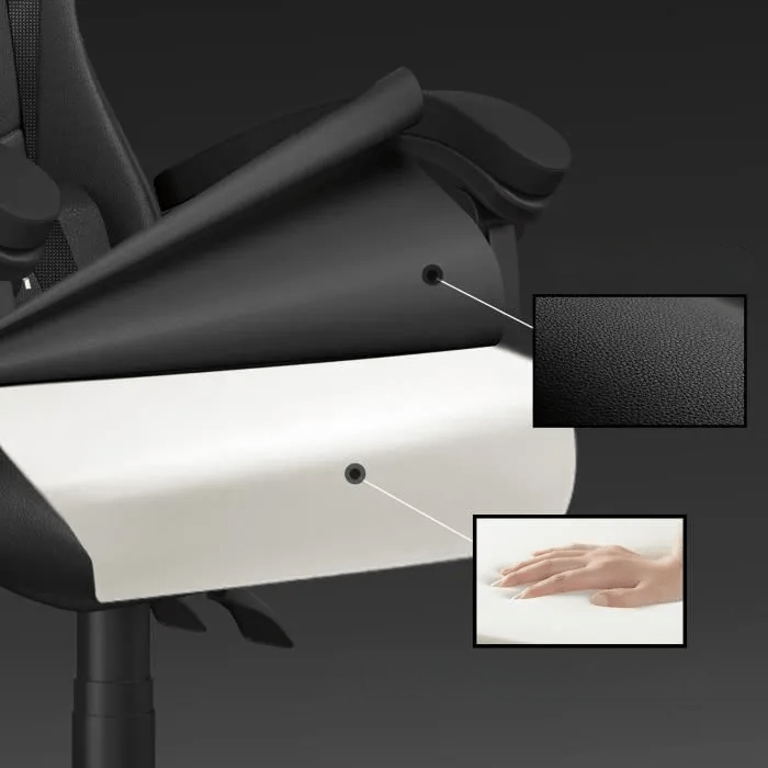 Chaise bureau - OfficeGamingChair™ - Noir - Cozy Télétravail