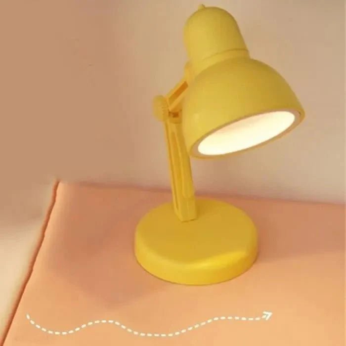Lampe à Livre - MiniTableLamp™ - Jaune - Cozy Télétravail
