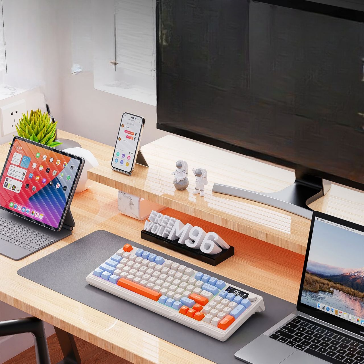 Clavier Bluetooth - WirelessKeyboard™ - Myrtille - Cozy Télétravail