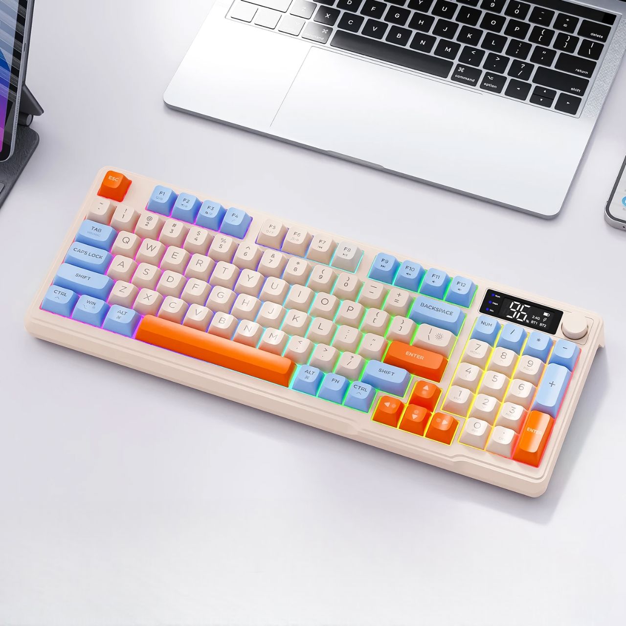 Clavier Bluetooth - WirelessKeyboard™ - Myrtille - Cozy Télétravail