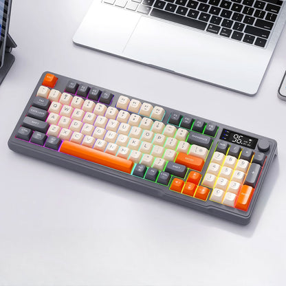Clavier Bluetooth - WirelessKeyboard™ - Noir&Beige - Cozy Télétravail